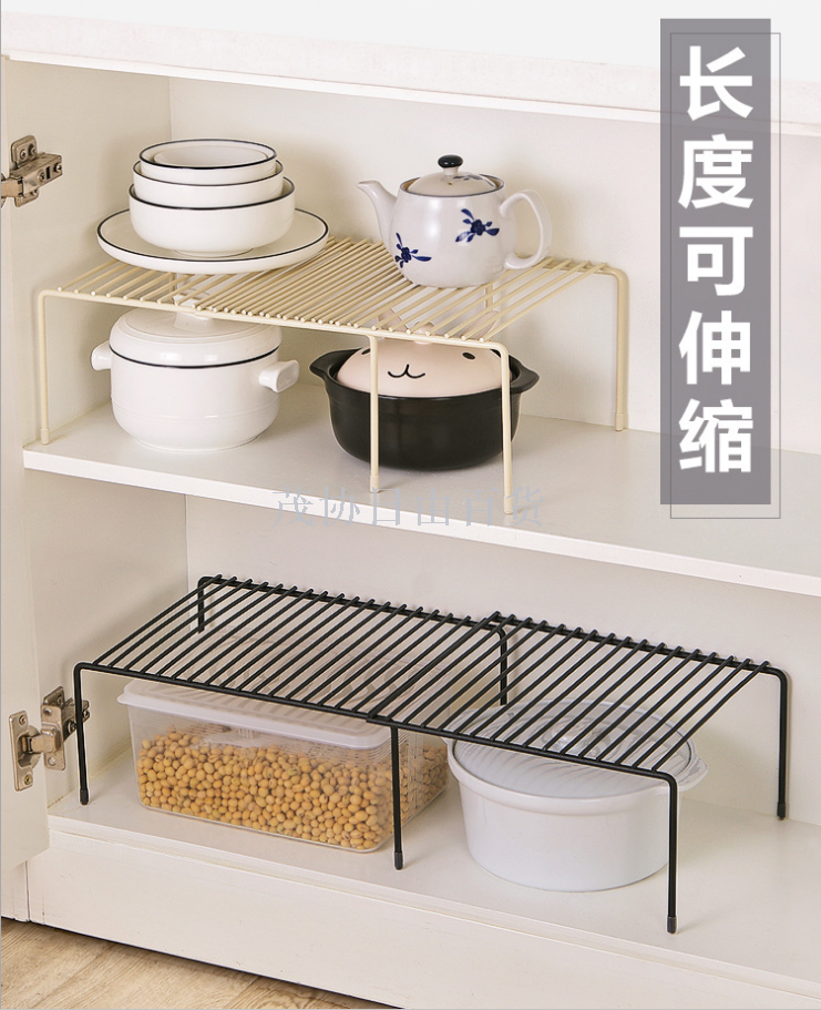 Retractable iron art kitchen shelving cupboard cupboards kitchenware dripping storage shelf household seasoning shelf
