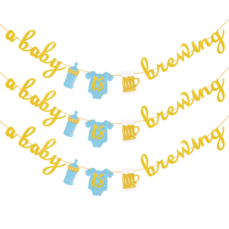 Baby Shower A Baby Shower A Baby Bottle A Baby Is Biewing
