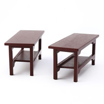 厂家批发中式木质创意书桌工艺品 家具装饰品迷你仿古小木桌摆件