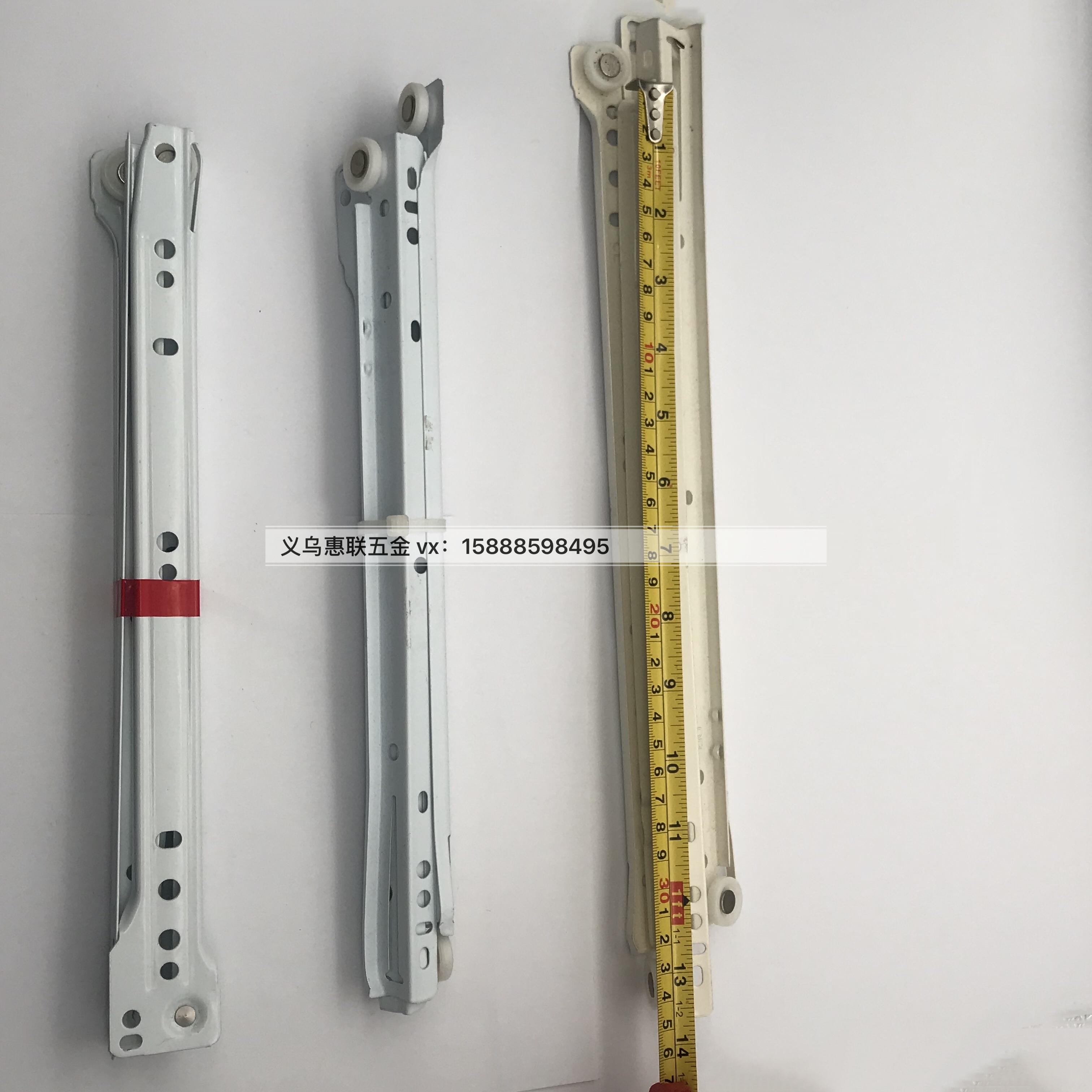 Factory Direct Sales Of 12-Inch, 14-Inch And 16-Inch White Drawer Slides Specification drawing