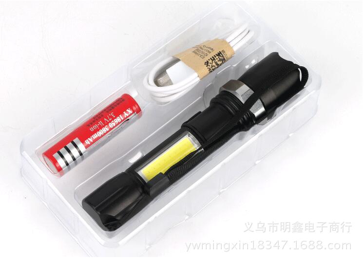 Wholesale of Mingxin MX-W546-COB aluminum alloy high-intensity flashlight with zoom and COB side light Application Scenario