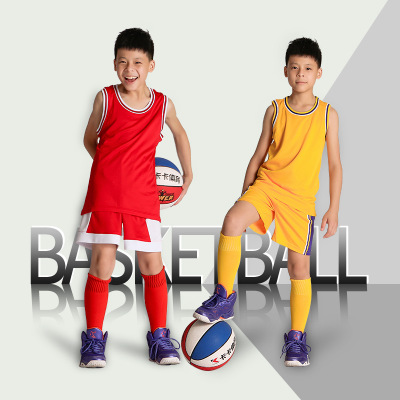 新款现货厂家直销儿童青少年定制印号印数字篮球服细节图