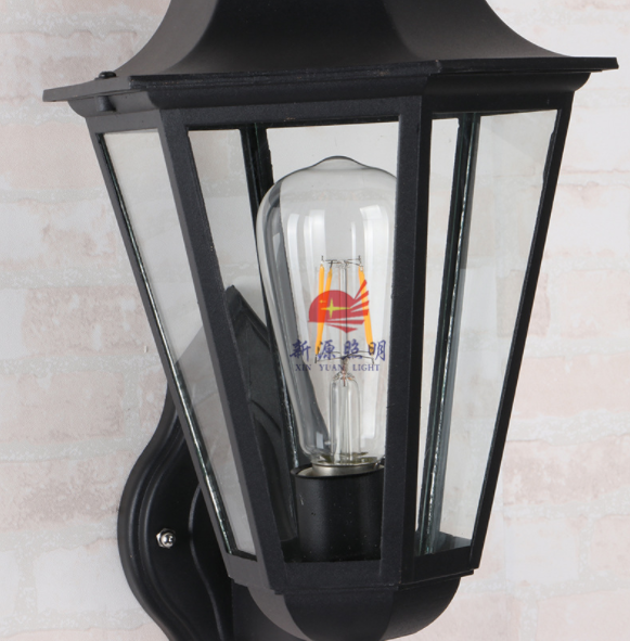 Simple outdoor waterproof wall lamps for balconies, sunrooms, exterior walls, country villas, courtyards, door columns, corridors, retro European style details Picture