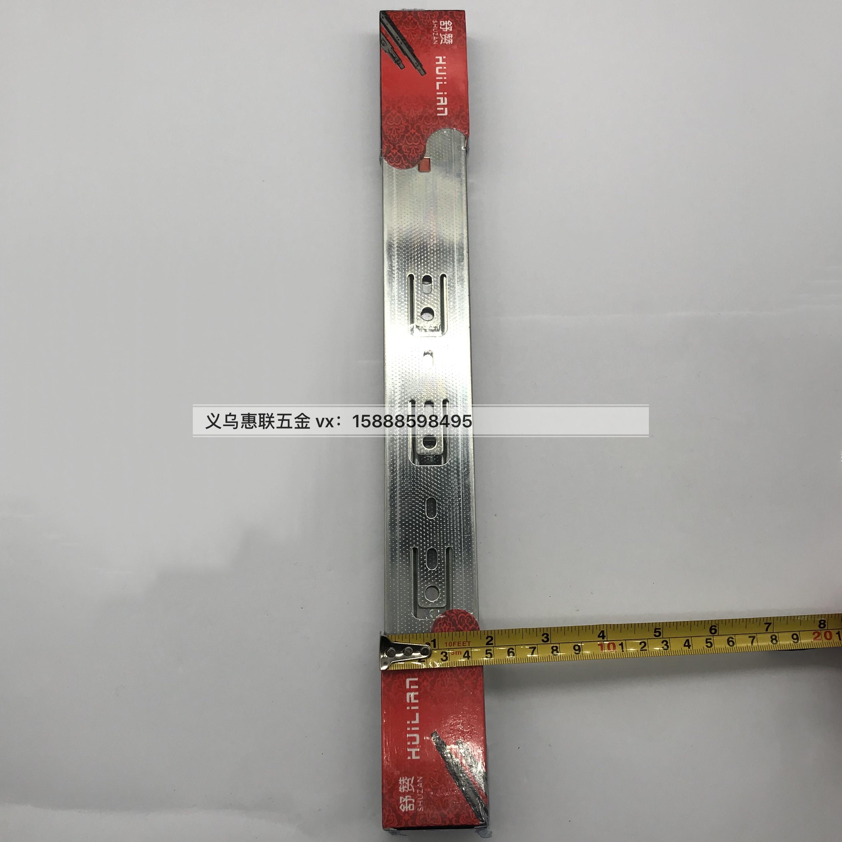 Hinge hinge hinge sliding rail sliding rail sliding rail manufacturers direct selling thickened silent stainless steel rail chest drawer three rail rail static three fold slide rail