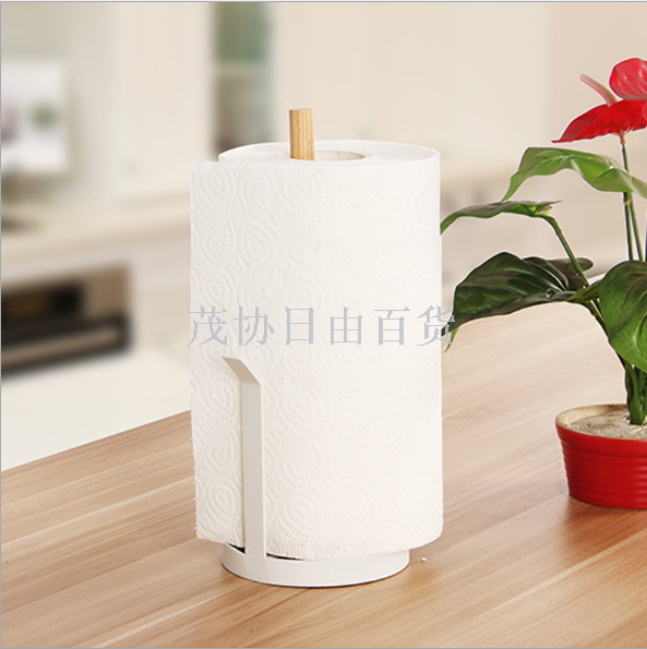 Table roll paper towel rack European kitchen paper storage rack