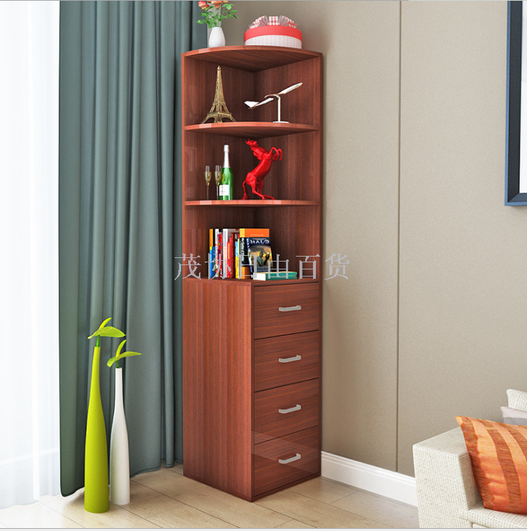 衣柜边柜白底实物图