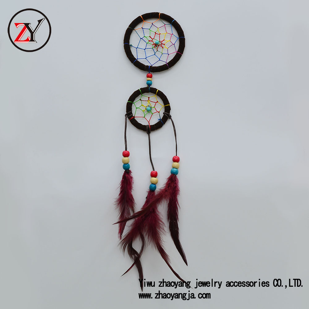 梦幻捕梦网 车载挂件 新款羽毛后视镜内装饰品 少女心 zy121711