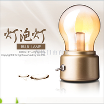Creative Rechargeable Light bulb Retro light Bulb Rechargeable nightlight usb decorative nightlight