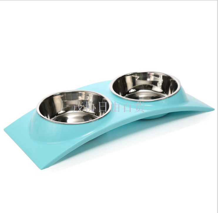 Dog bowl, cat bowl, large stainless steel dog bowl, dog food bowl, teddy golden retriever meal bowl, anti-slip and wear-resistant pet bowl Application Scenario