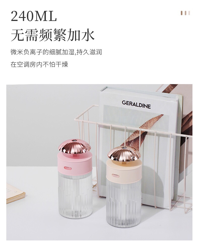 义乌好货 USB加湿器 办公加湿器 七彩灯加湿器产品图
