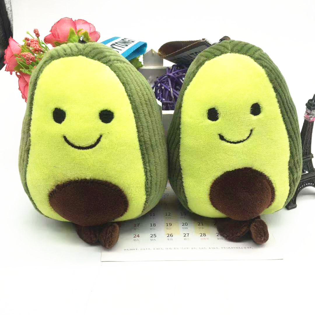 Instagram star avocado plush keychain pendant new hit action figure Tiktok sales doll thumbnail