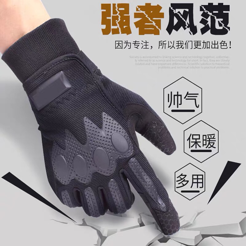 正品抗寒07内手套作训战术手套全指男军迷加绒保暖户外骑行手套产品图