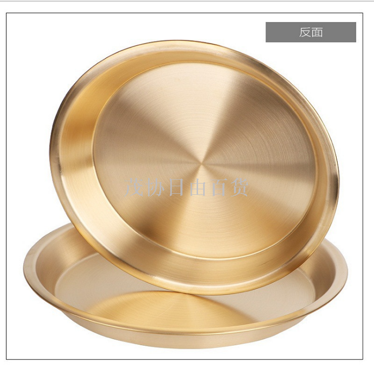 Copper plate steamed chicken plate Copper basin copper tableware copper chicken plate pure copper plate