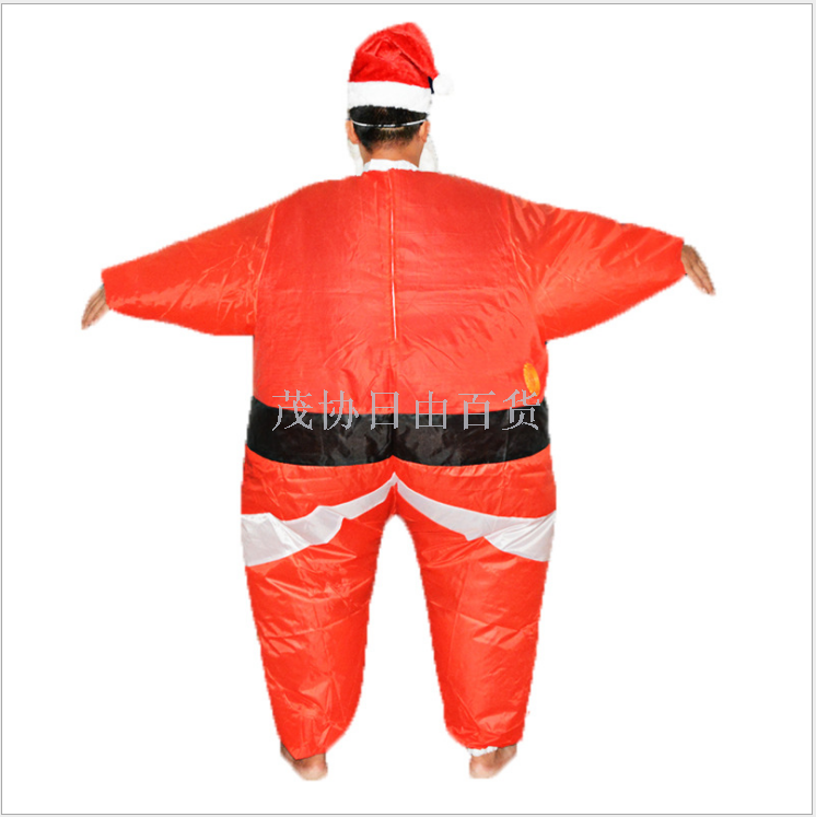 充气圣诞老人细节图