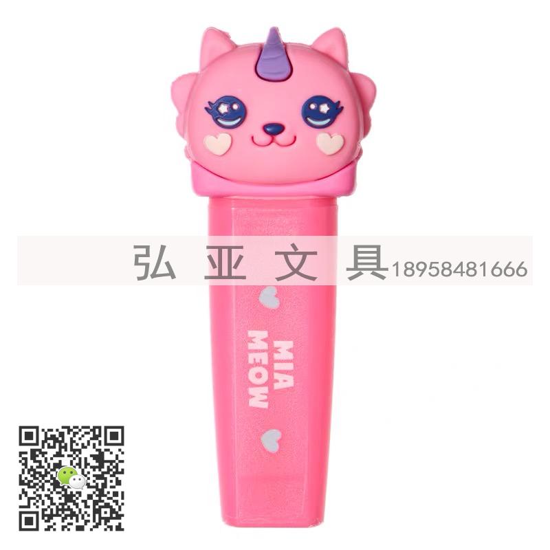 趣味文具 创意荧光笔 马卡龙蛋糕串 大爱心 小熊 足球公仔荧光笔