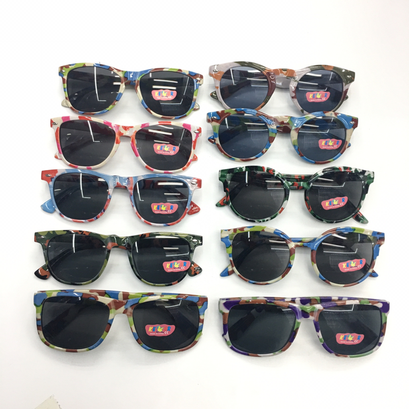Children's camouflage sunglasses boy baby cool glasses child uv protection goggles thumbnail