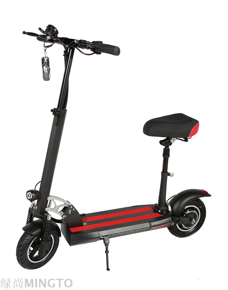 LVSHANG electric scooter Aluminum alloy scooter outdoor portable folding two - wheel scooter thumbnail