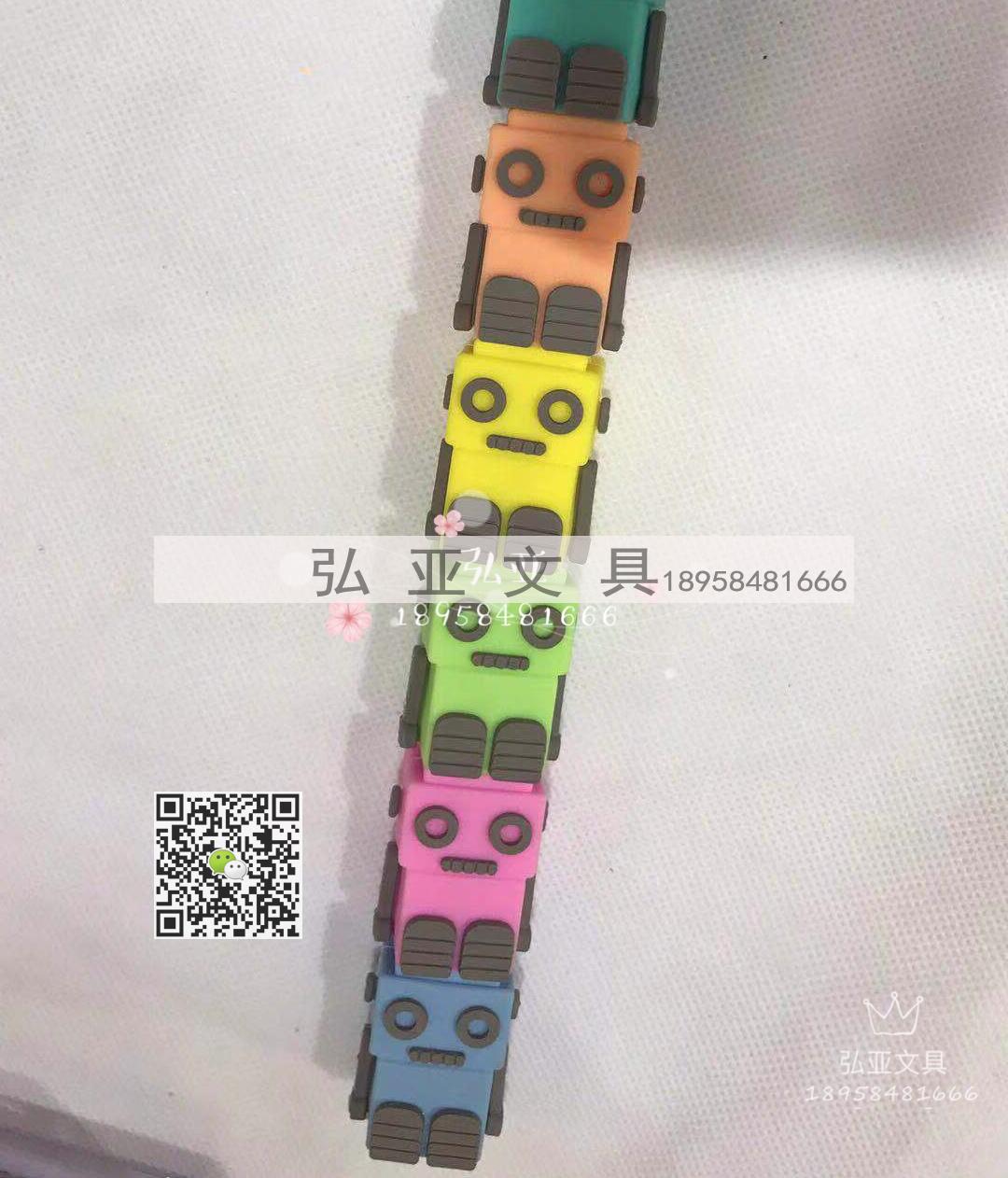 趣味文具 创意荧光笔 马卡龙蛋糕串 大爱心 小熊 足球公仔荧光笔