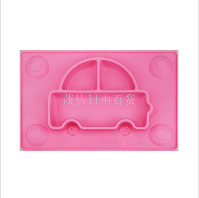 Baby food-grade silicone plates, adsorption type baby food bowls, silicone placemats, children's tableware suction cups are not easy to tip over Item Picture