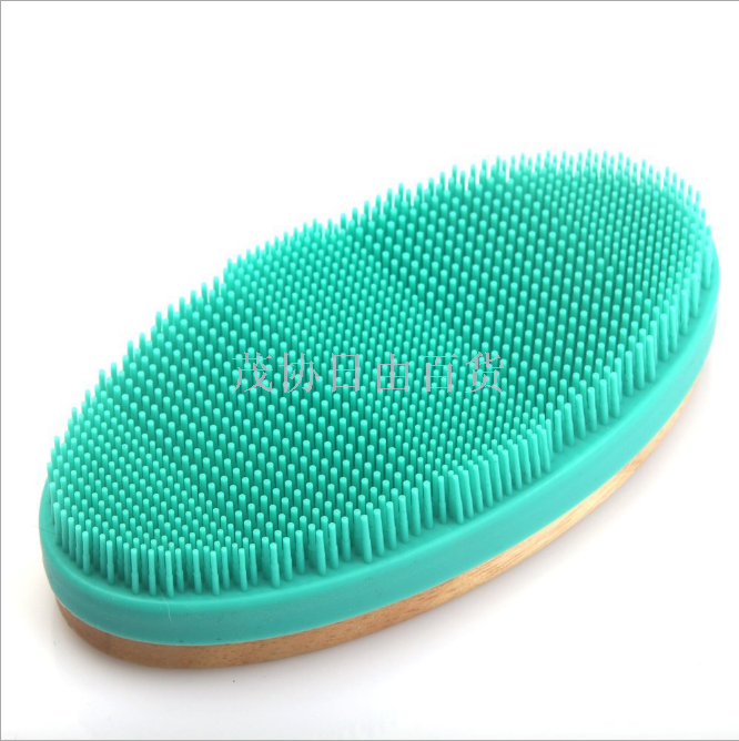 Silicone bath brush Long hair bath brush Massage brush rub back soft brush Scrub Bath brush Wash bath brush do not ask for soft brush set