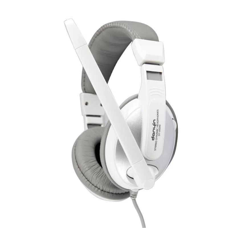 DT2699 Over-ear computer gaming large headphones with dual 3.5 plugs for business use, factory wholesale