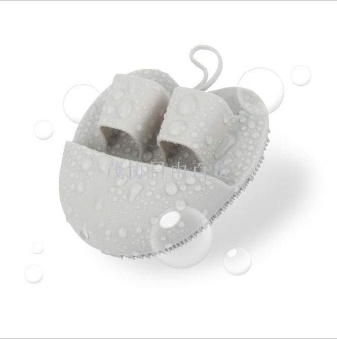 硅胶洗脸刷可爱小苹果美容刷洗面婴儿洗头刷祛黑头洁面仪化妆刷产品图