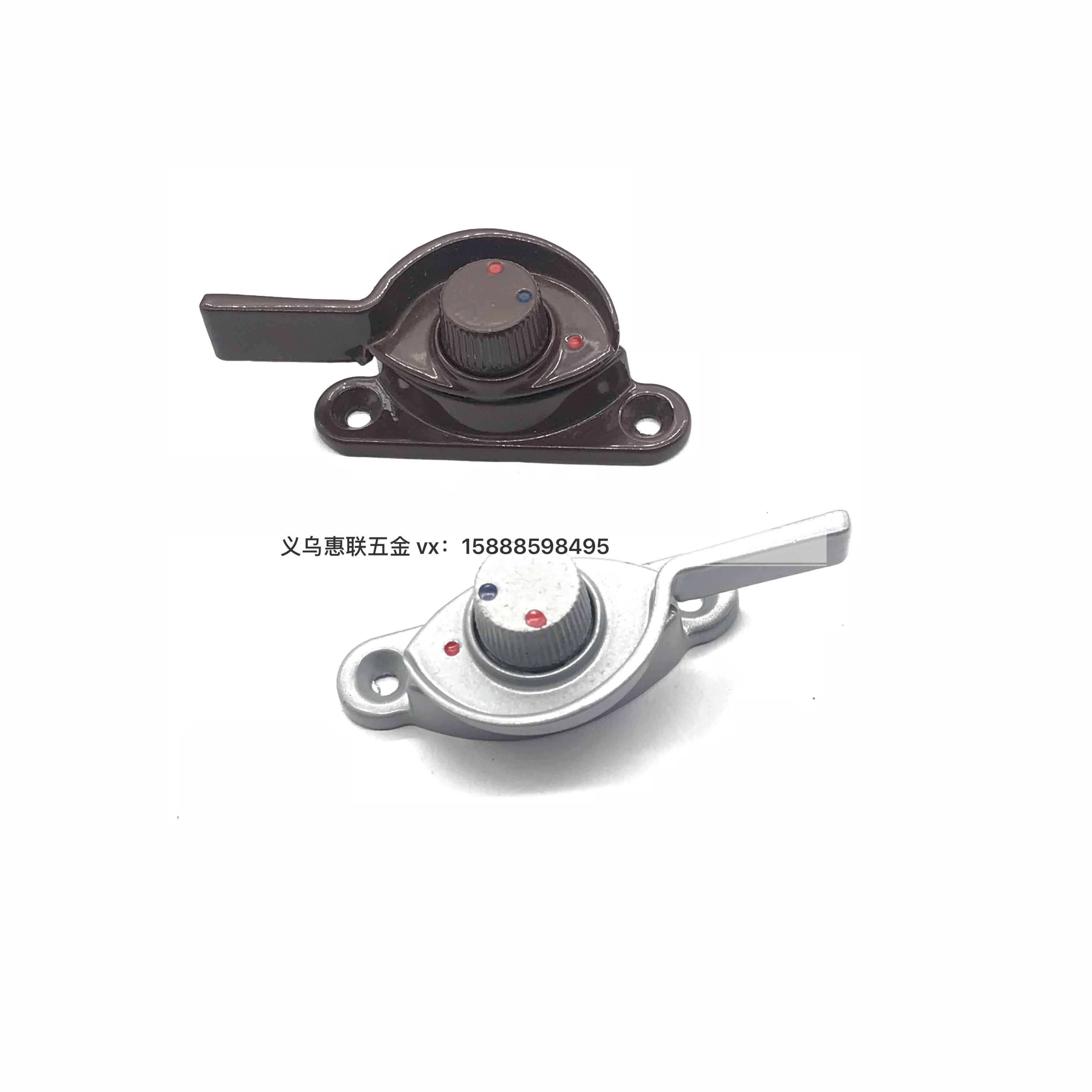 Manufacturer direct black silver window glass door switch furniture hardware small fittings