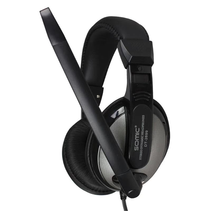 DT2699 Over-ear computer gaming large headphones with dual 3.5 plugs for business use, factory wholesale Specification image