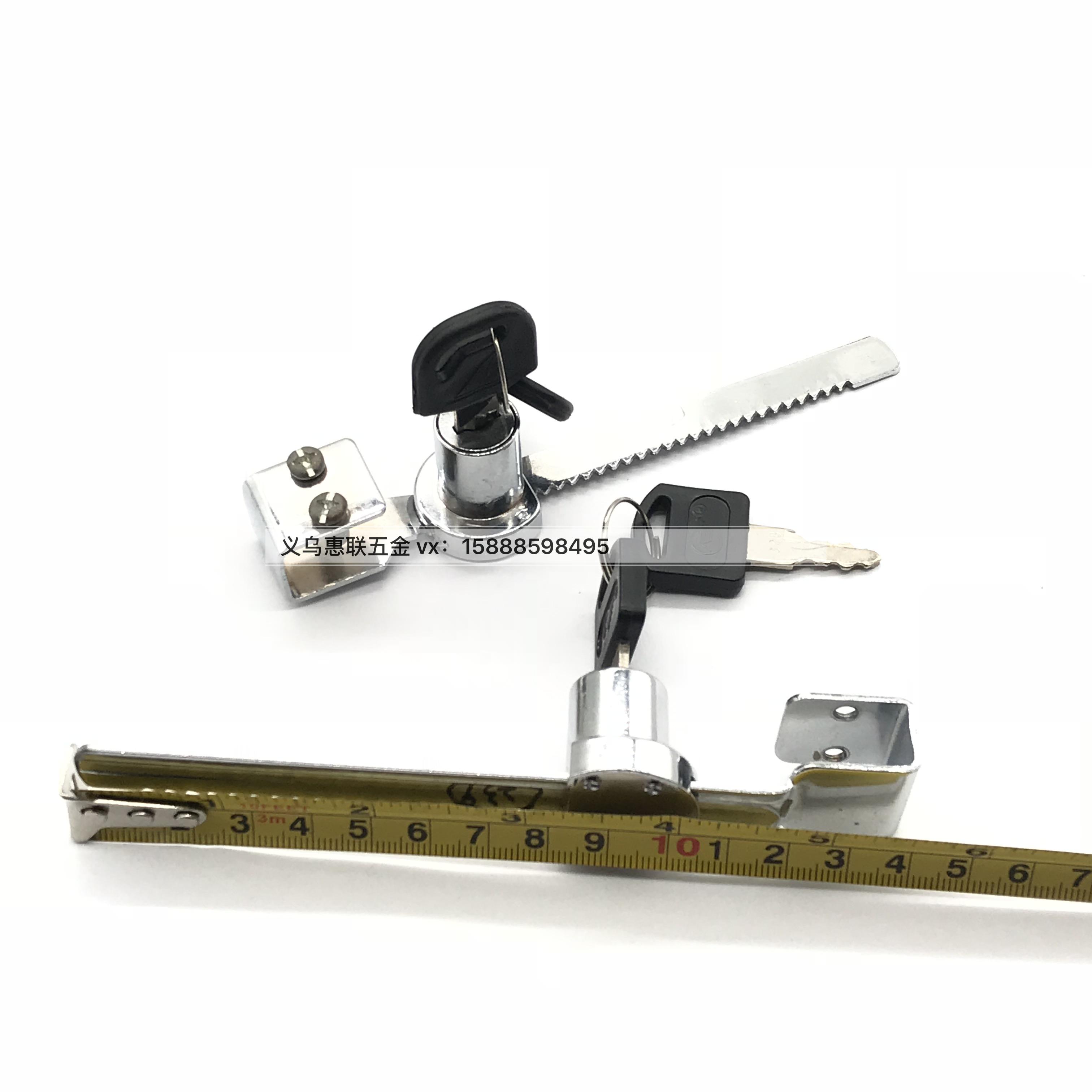 Factory direct sale glass cabinet lock display cabinet glass lock glass shift lock saw tooth lock Application Scenario