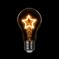 Decorative lamp A60 1.5W Green Bear cartoon Filament lamp LED
