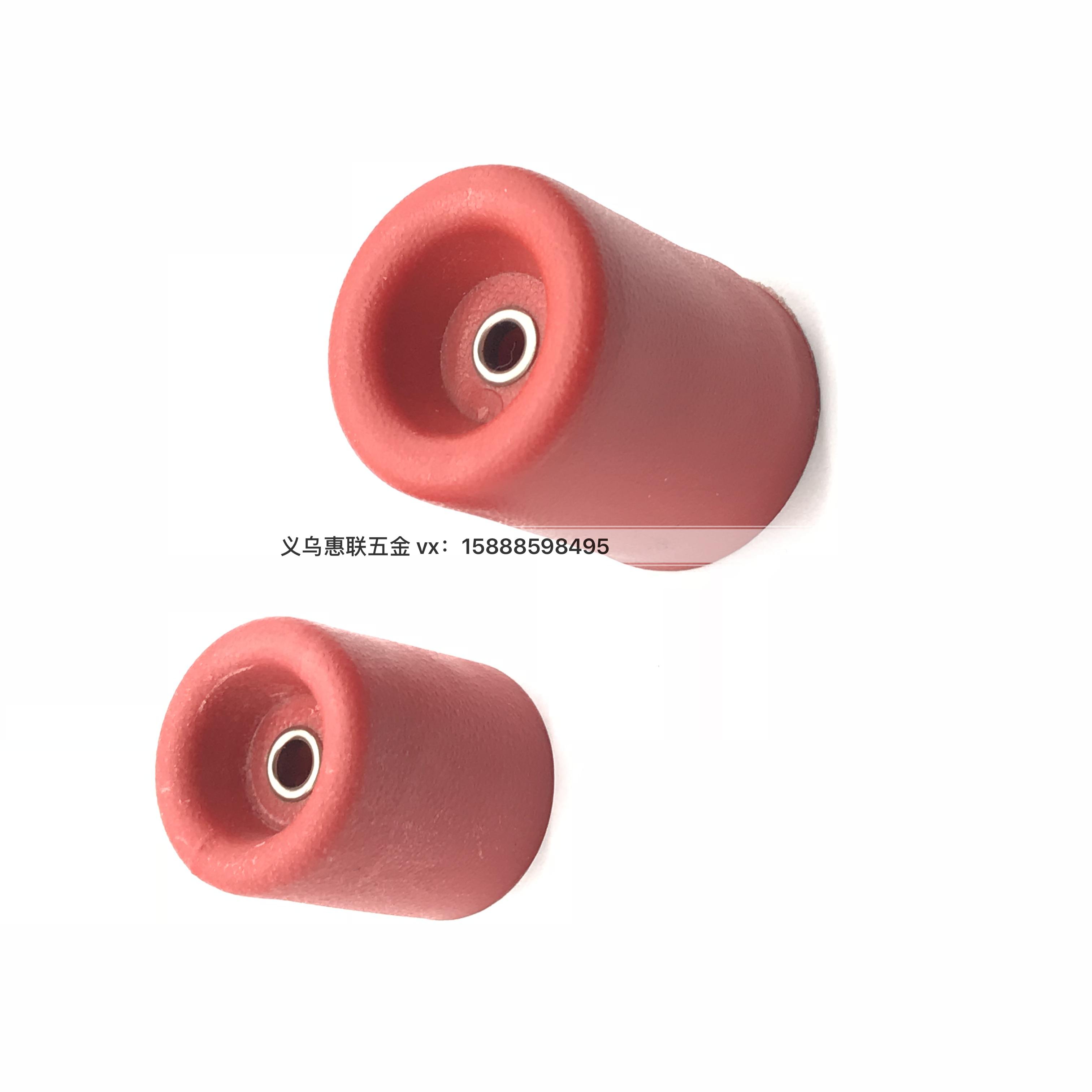 Factory direct rubber door touch absorption iron toilet door touch anti - collision mat door block door red