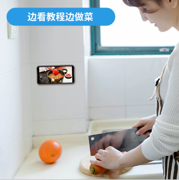 抖音随手贴无痕纳米贴魔力贴懒人贴车载手机支架可重复纳米魔术贴