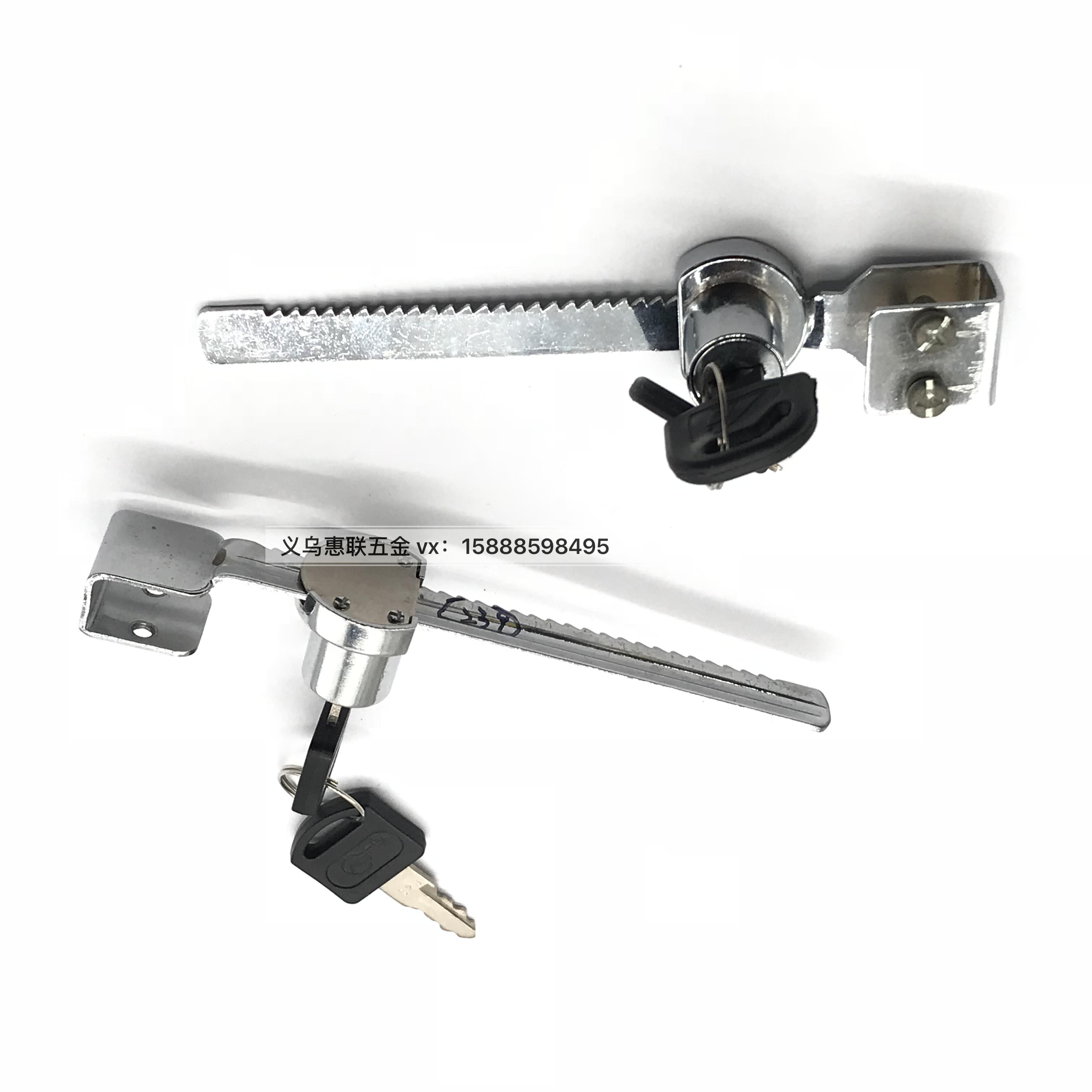 Factory direct sale glass cabinet lock display cabinet glass lock glass shift lock saw tooth lock Item Picture