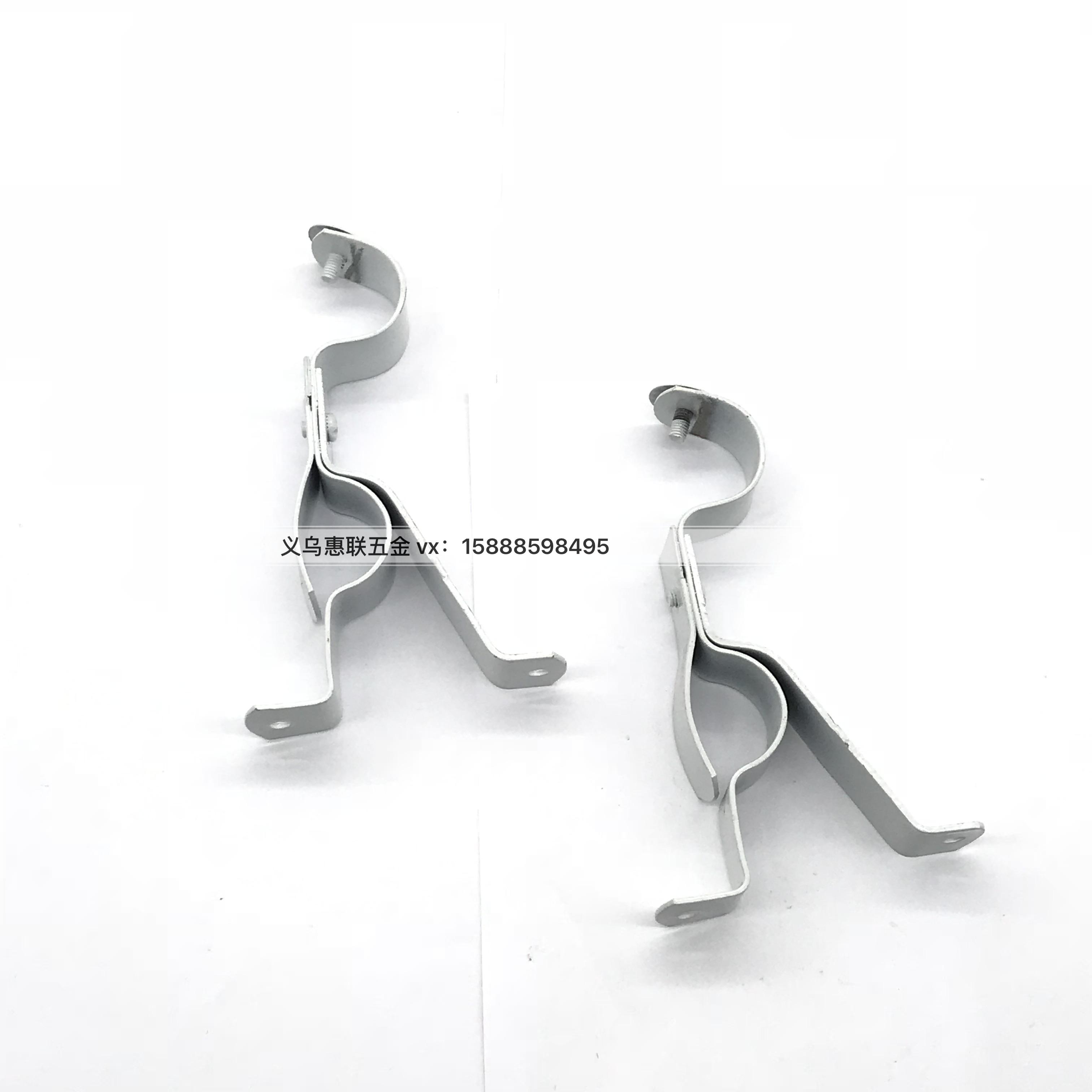 Factory direct white double bracket support rod curtain rod support curtain accessories