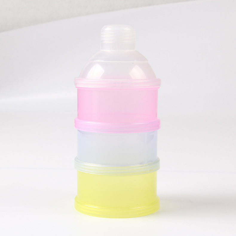 Baby simple milk powder tray three-layer milk powder box, simple PP three-layer milk powder box direct sales