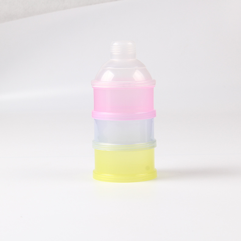 Baby simple milk powder tray three-layer milk powder box, simple PP three-layer milk powder box direct sales details Picture