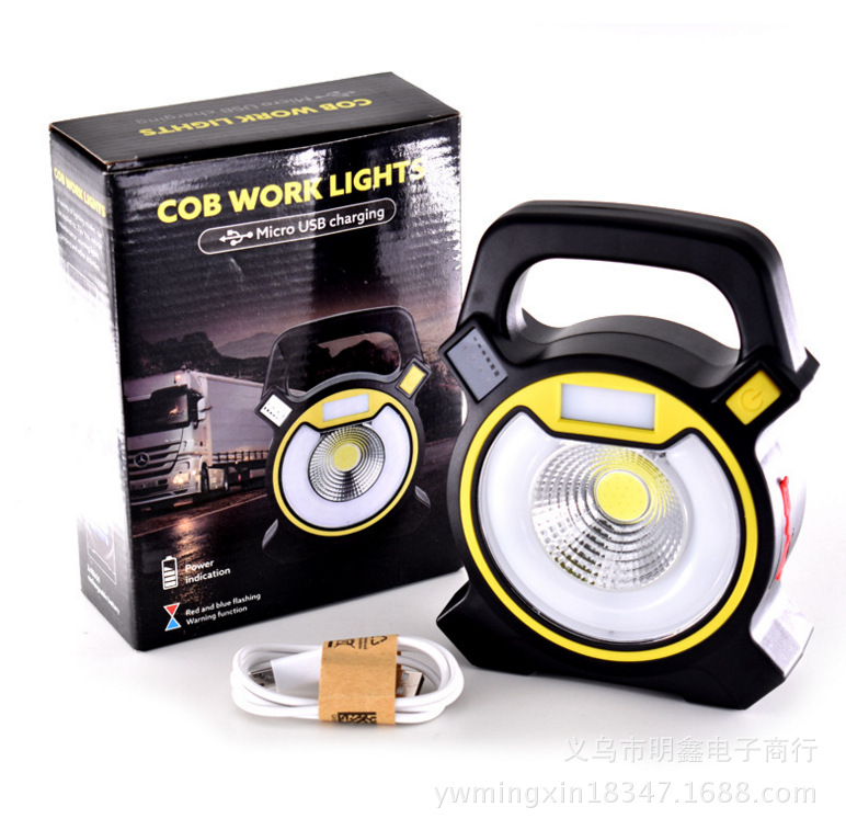 Mingxin Flashlight MX-W815 Searchlight, work light, red and blue flashing warning light, outdoor tent light, factory direct details Picture