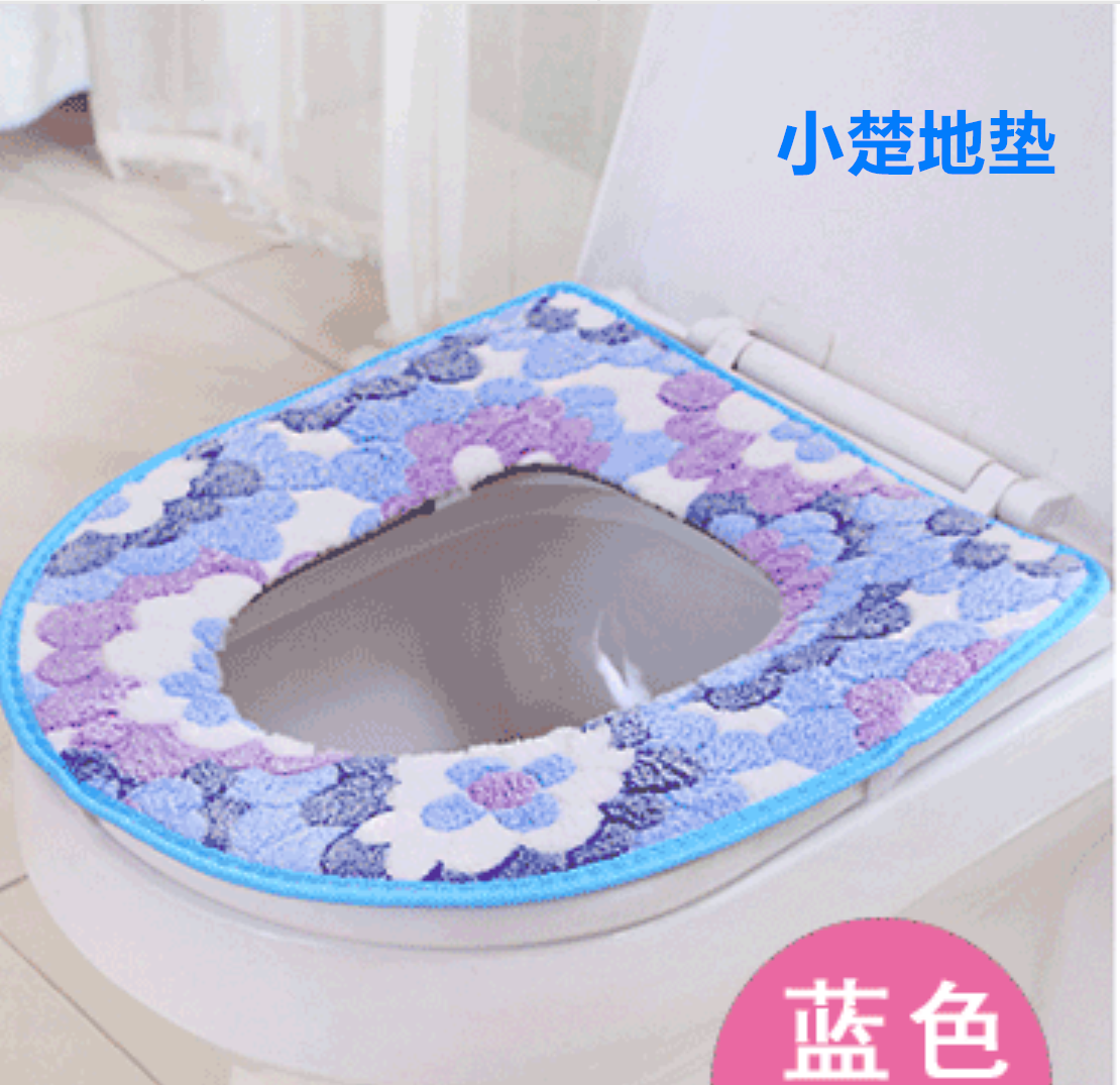 通用座便套/马桶垫/马桶盖套/外贸/通用坐便垫 保暖珊瑚绒拉绒细节图