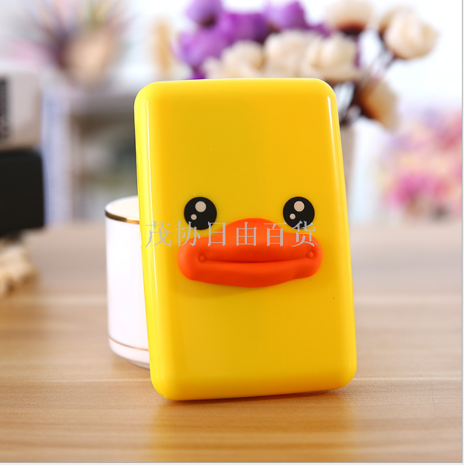 Haoyue genuine three-dimensional silicone cartoon-patterned flip-top bank and bus card bag with 6 slots