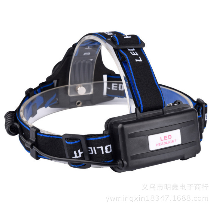 明鑫电筒 MX-19-T6 强光充电调焦T6灯泡头灯户外头灯 厂家直销细节图