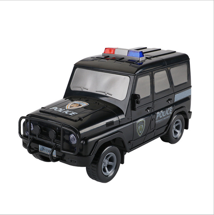 New large-sized password piggy bank, automatic money roll, creative off-road SUV cash transport vehicle, piggy bank, music financial box Item Picture