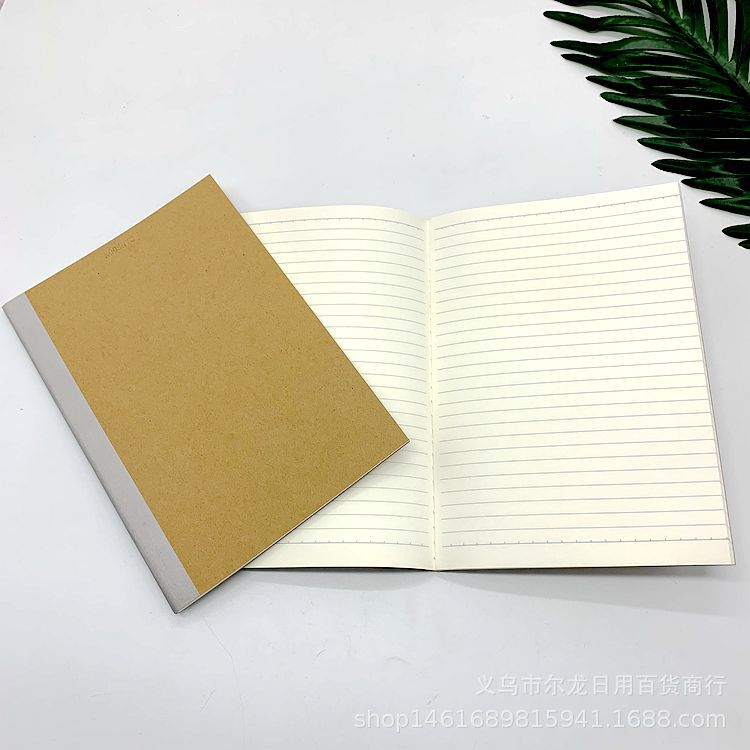 现货批发牛皮纸笔记本16k本子初中高中纠错本练习本 两元店热卖