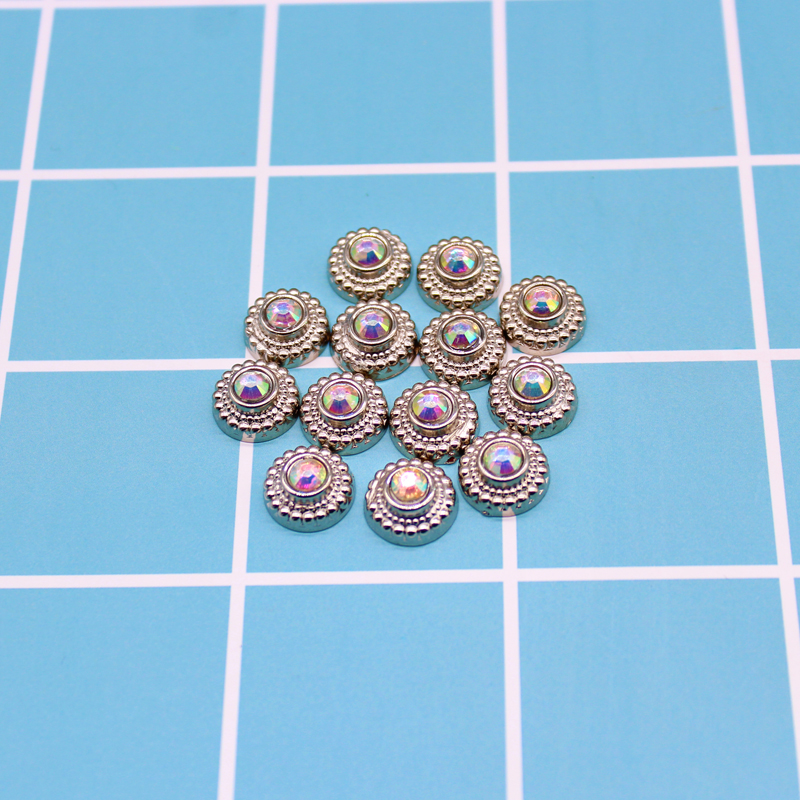 Colorful flower diamond and sunflower diamond DIY decorative buckle manufacturer with wholesale in stock Specification image