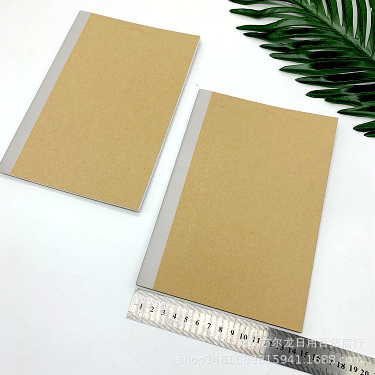 Wholesale kraft paper notebooks, 16k notebooks, error correction books for junior high school and senior high school, exercise books are on sale at a two-yuan store Specification image