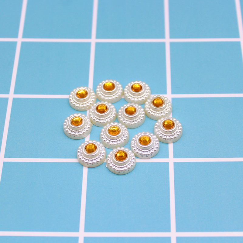 Colorful flower diamond and sunflower diamond DIY decorative buckle manufacturer with wholesale in stock Item Picture