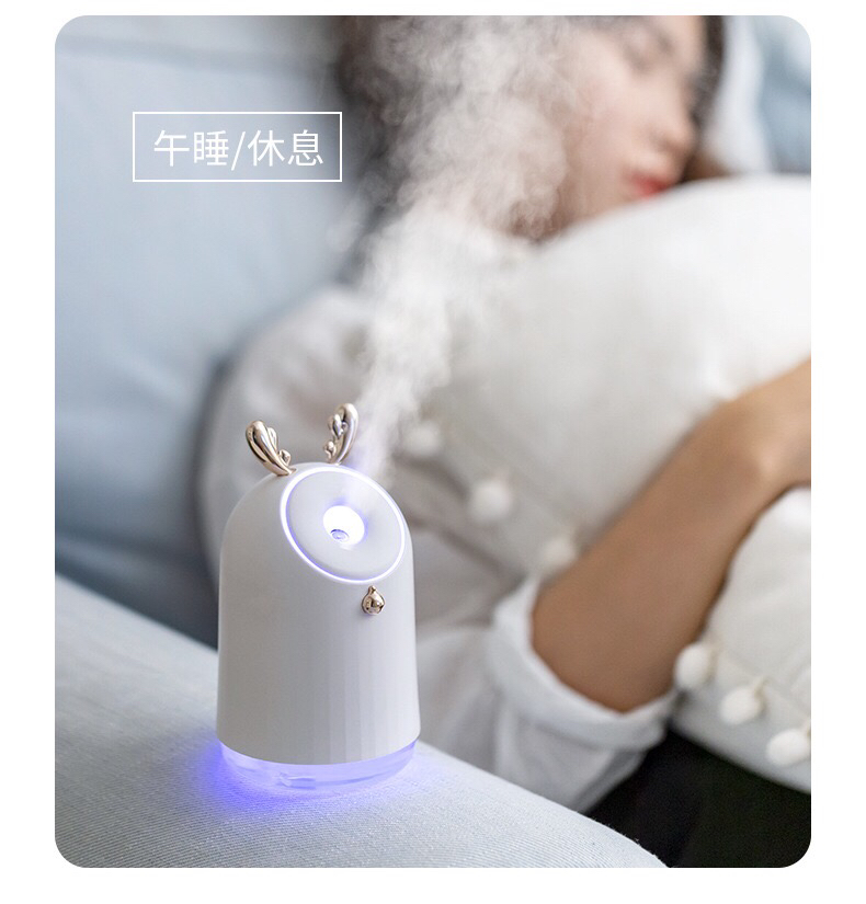 义乌好货 萌宠加湿器家用办公 静音定时可爱usb充电迷你香薰加产品图