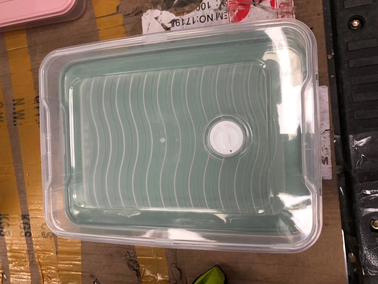 义乌好货 饺子收纳盒塑料制品铁艺衣架不锈钢制品家居用品收纳细节图