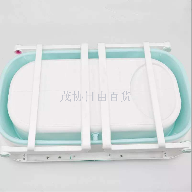 成人折叠洗澡桶婴儿泡澡儿童洗澡盆沐浴桶塑料保温浴缸家用产品图