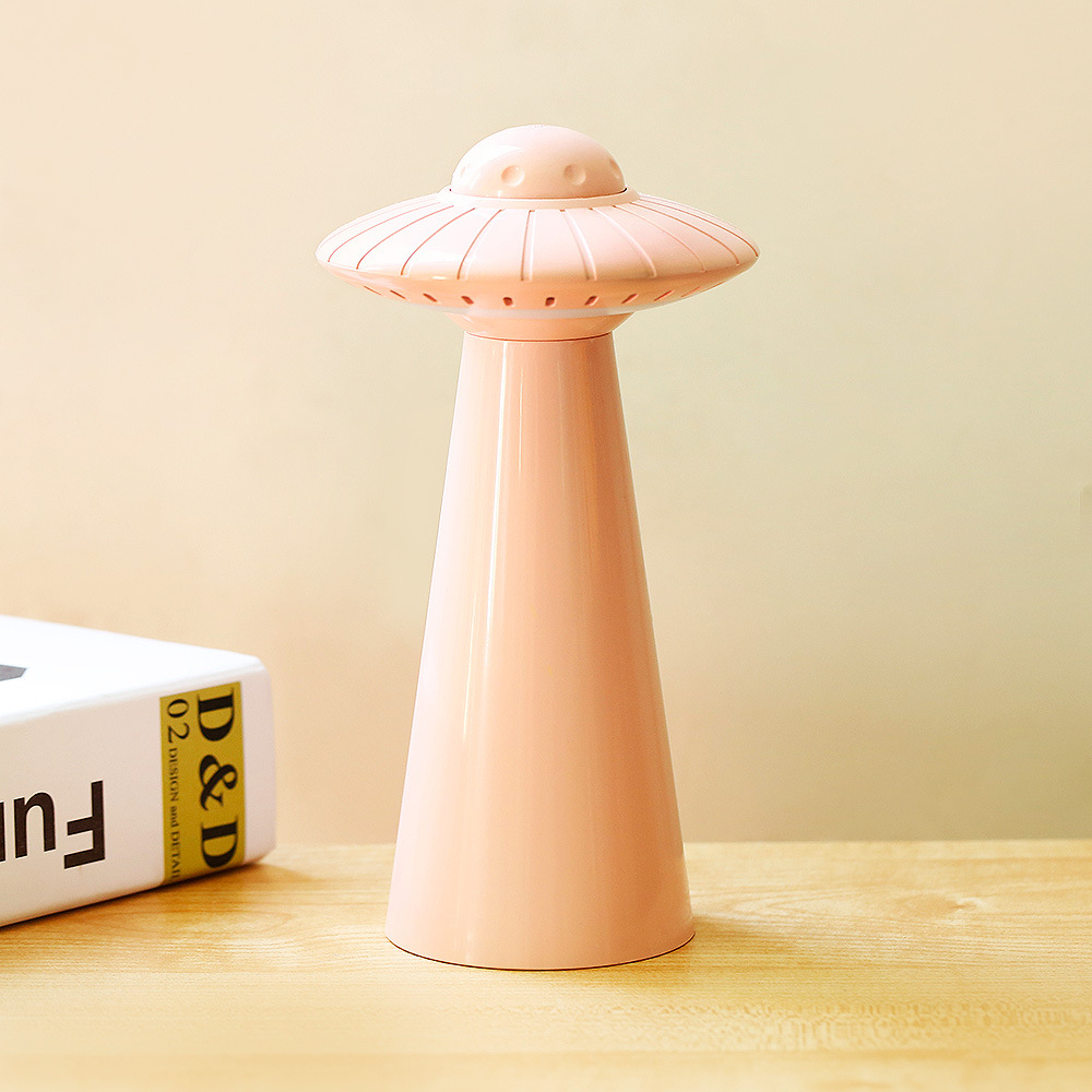 Creative new UFO flying saucer desk lamp, student reading eye-protecting led book lamp, novel and unique bedroom atmosphere night light Application Scenario