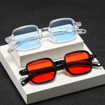 2020年跨境爆款方型太阳眼镜多色可选PC镜框厂家批发